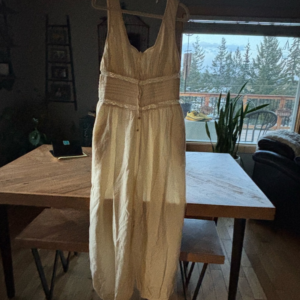 We The Free Cream Jumpsuit